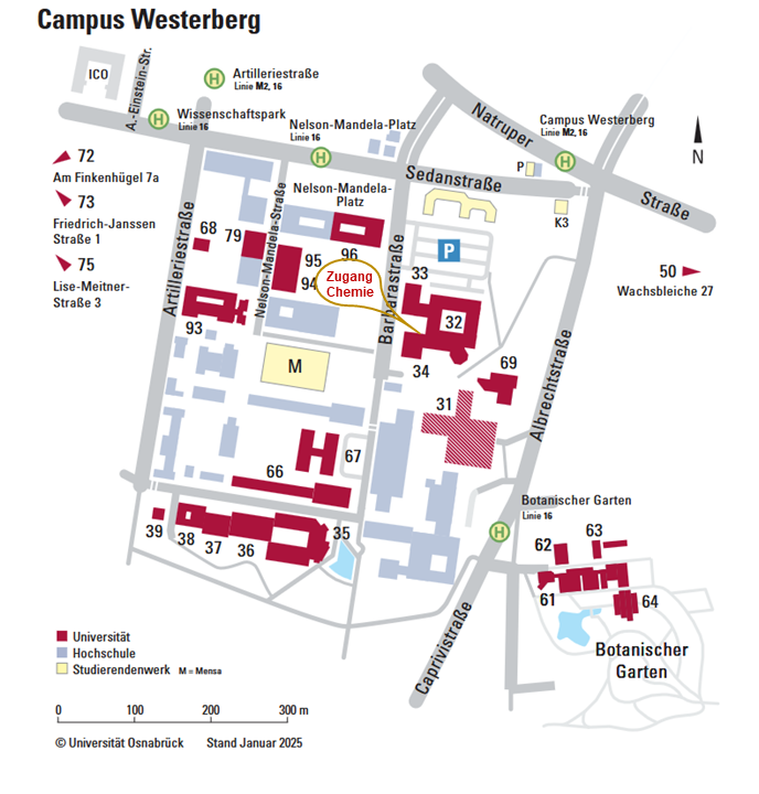 Lageplan Chemie